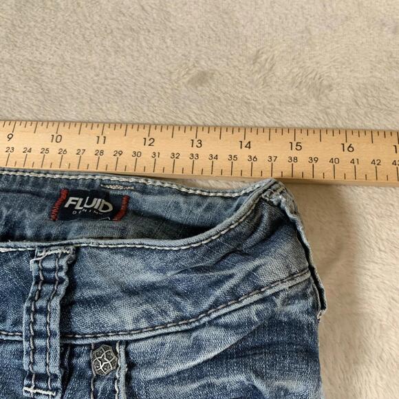 Silver Jeans Suki Mid Boot Jeans Womens 31 Fluid Denim Stretch Bootcut - Picture 3 of 12